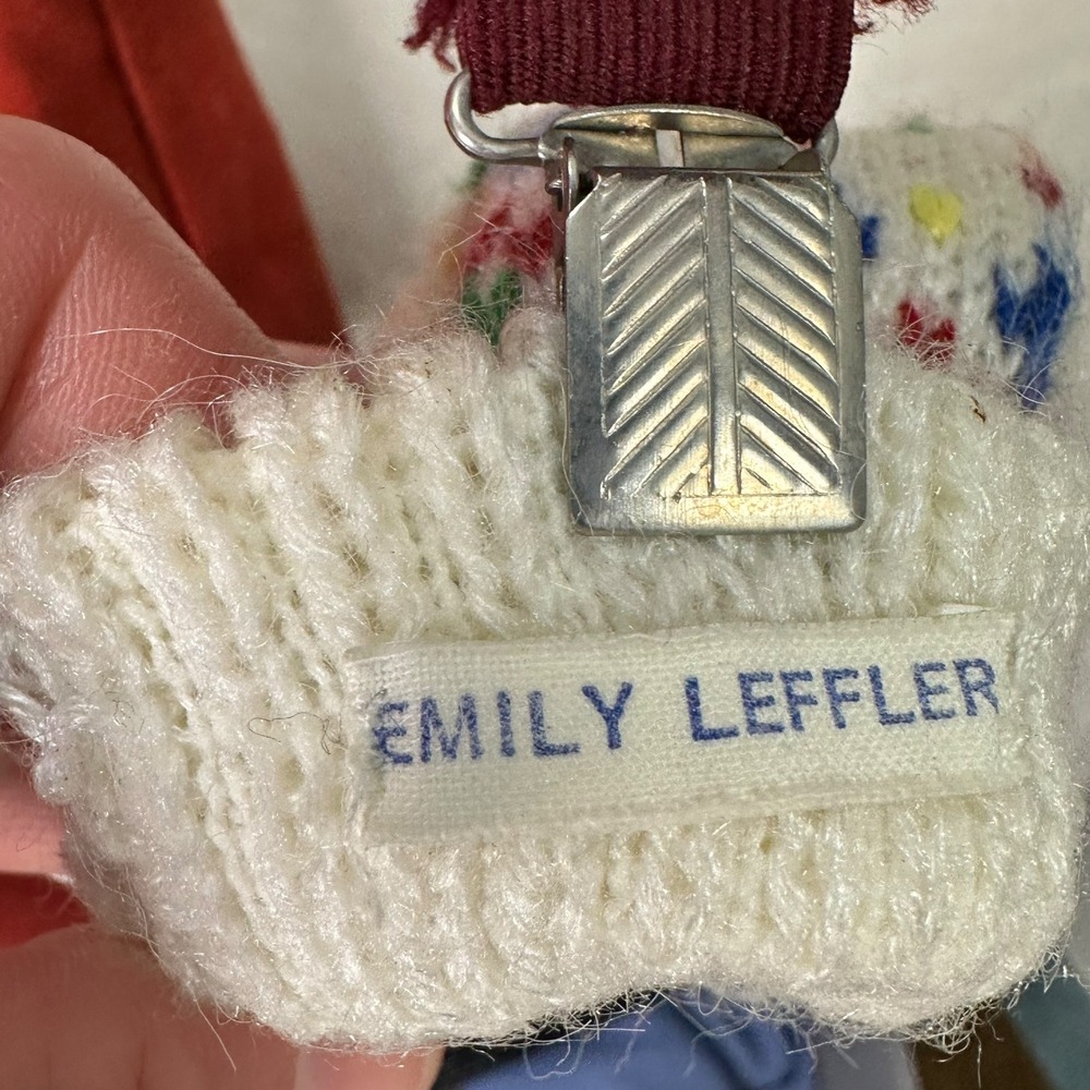 Vintage Emily Leffler Girls Rust‎ Faux Fur Hood Coat Belt Gloves Sz 6-7 Boutique - Picture 7 of 16